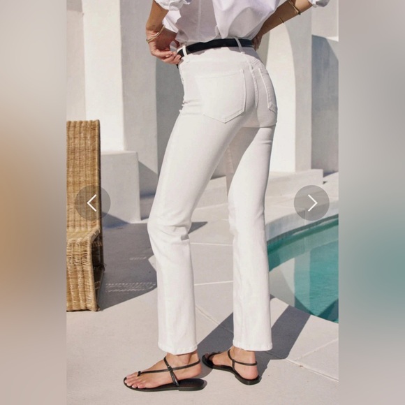 NWOT AYR The Pop In Salt Water Straight Ankle Jeans Size 30 - Picture 2 of 13